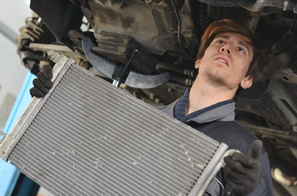 Photo: Radiator service