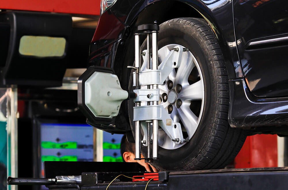 Photo: Tire alignment